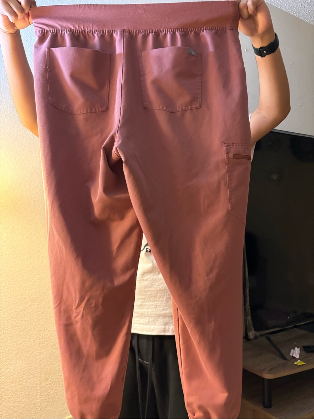 Figs Mauve-Rose Technical Jogger Pants